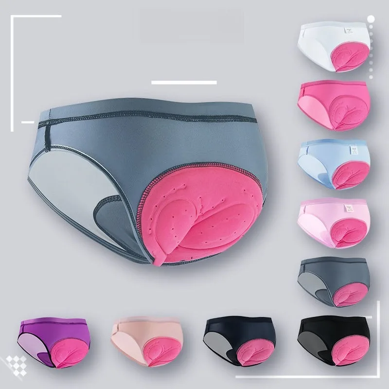 Padded Cycling Shorts - 습기 방지 통기성 실리콘 패드가있는 자전거