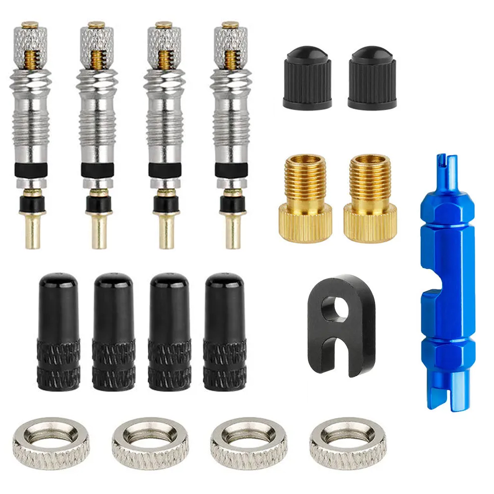 Bike Tube Repair Kit - 6/18Pcs 자전거 밸브 코어 프렌치 노즐