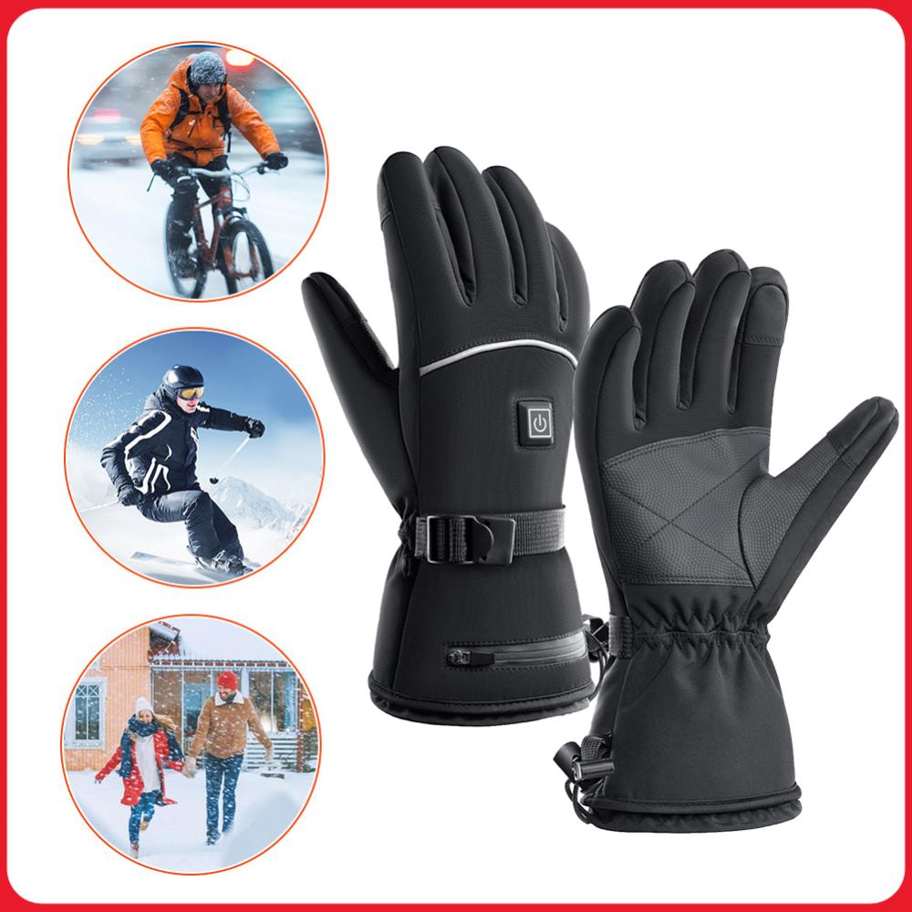 Cycling Gear Temperature - 터치 스크린 가열 장갑 방한 전기