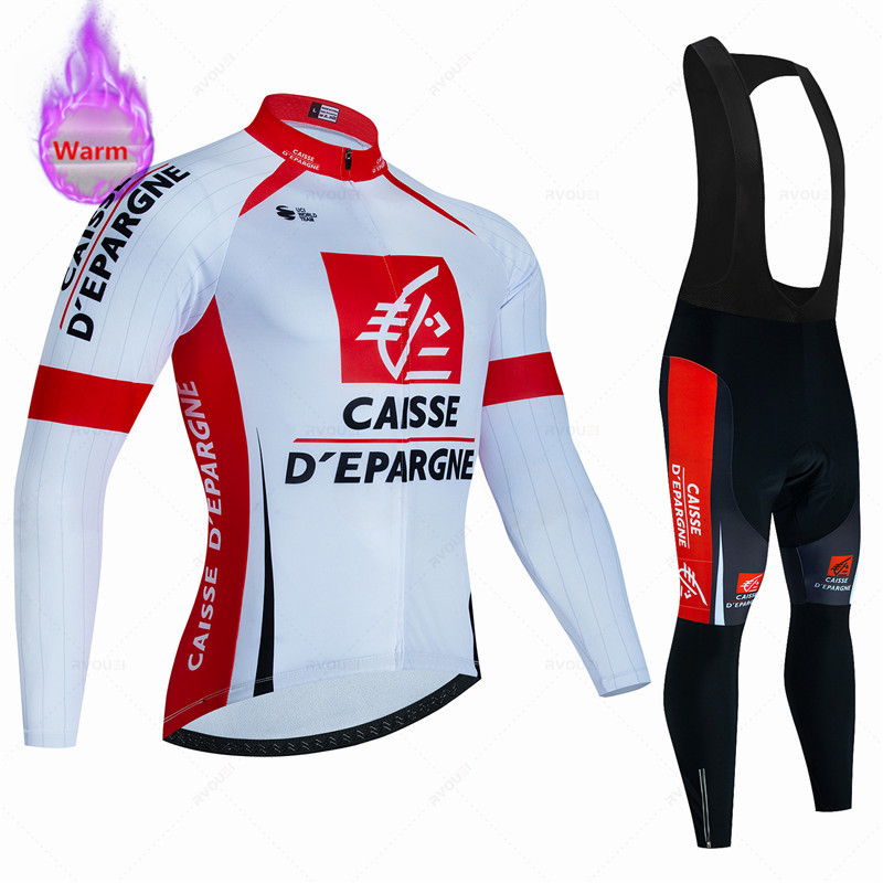 Cycling Gear For Winter - Caisse D'Épargne 겨울 열 양털 사이클링