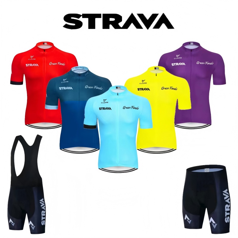 Padded Cycling Shorts - 스트라바 자전거 저지 세트 여름용 사이클링