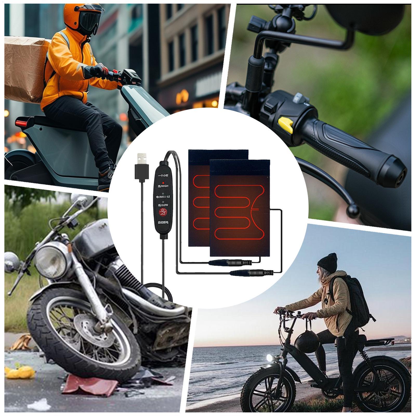 가열식 핸들바 그립 5V 오토바이 가열식 그립 커버 3 - Cycling Gear Temperature 리뷰 및 가격