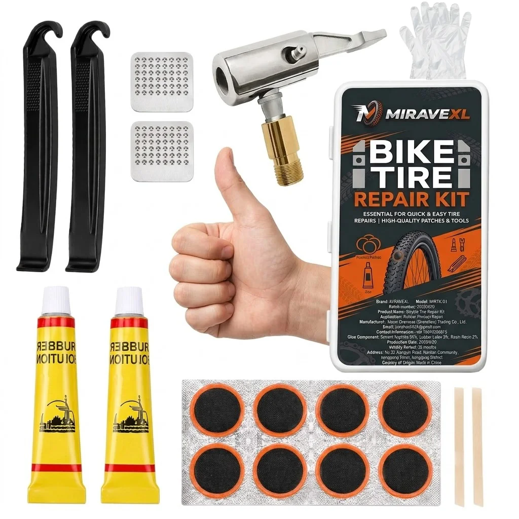 MIRAVEXL 자전거 타이어 수리 키트 전문 MTB  - Bicycle Repair Kit 리뷰 및 가격