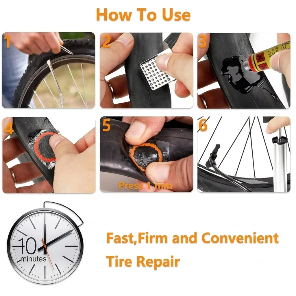 MIRAVEXL 자전거 타이어 수리 키트 전문 MTB  - Bicycle Repair Kit 리뷰 및 가격