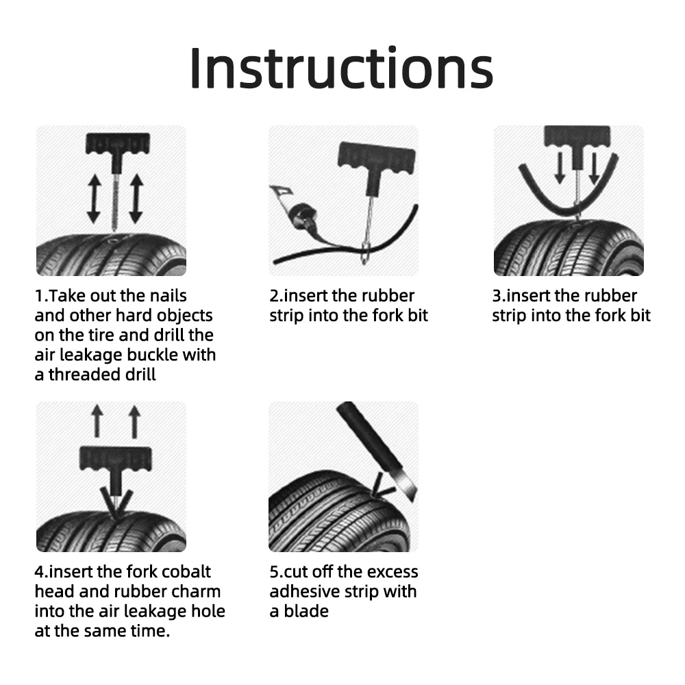 자동차 오토바이 타이어 수리 도구 타이어 수리 키트 S - Bike Tube Repair Kit 리뷰 및 가격