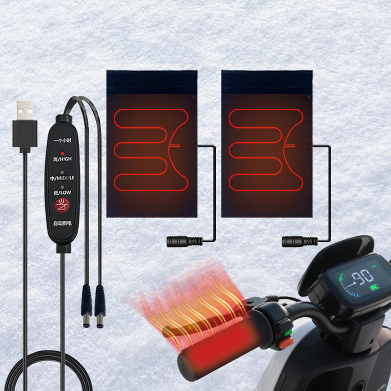 핸들바 히터 5V 가열식 오토바이 그립(3가지 온도 설 - Cycling Gear Temperature 리뷰 및 가격