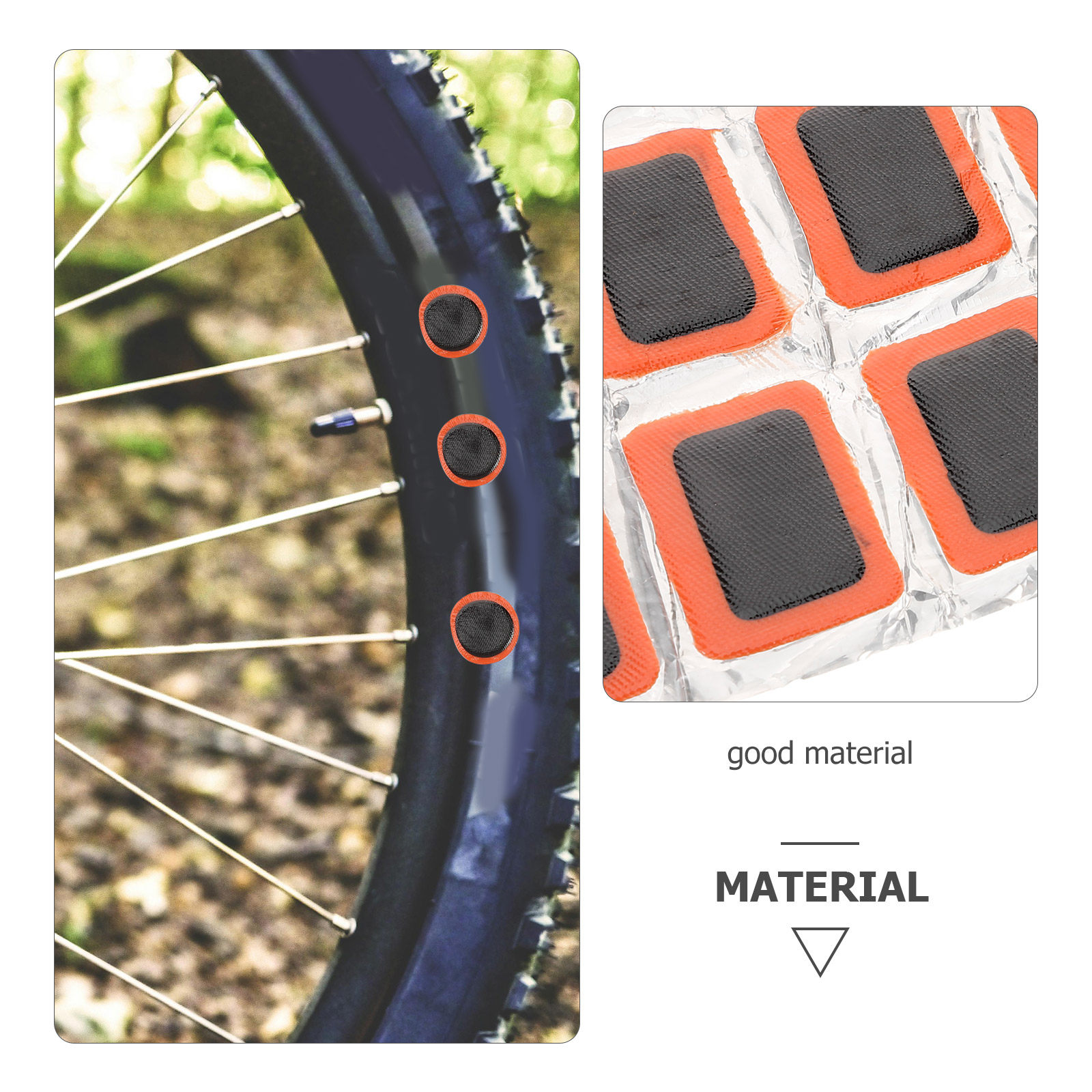 2시트 자전거 타이어 수리 키트, 견고한 소재의 산악  - Bike Tube Repair Kit 리뷰 및 가격