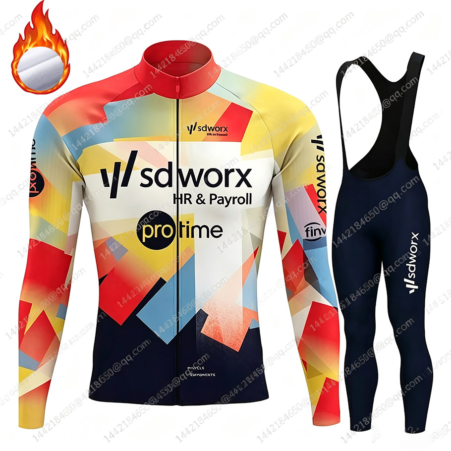 SD Worx 2026 팀-남성용 열 플리스 사이클링  - Cycling Gear For Winter 리뷰 및 가격
