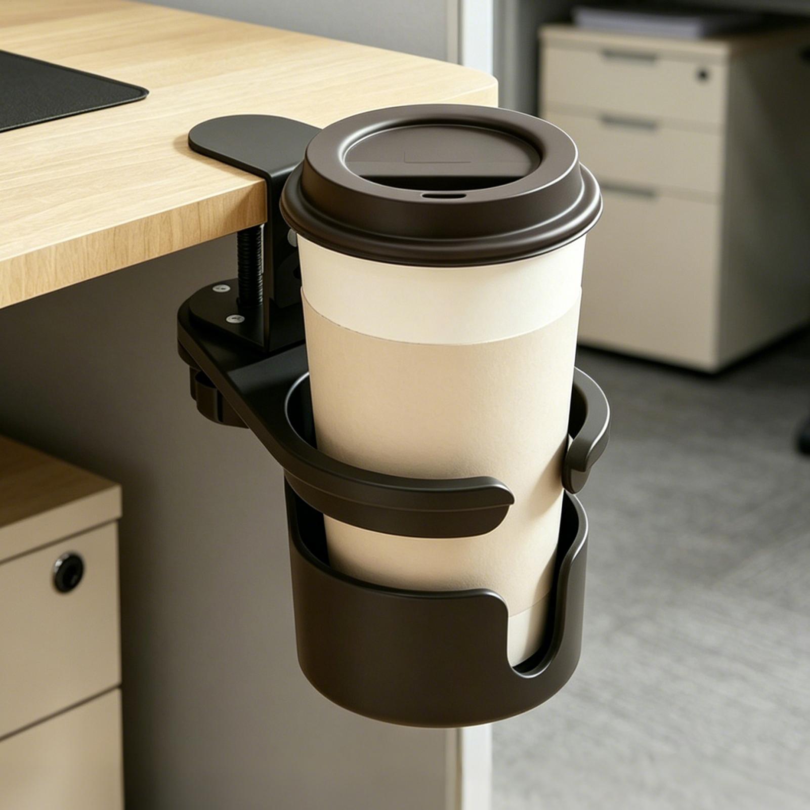 책상 컵 홀더 클램프 조절 가능 흘림 방지 음료 스탠드 - Water Bottle Holder 리뷰 및 가격
