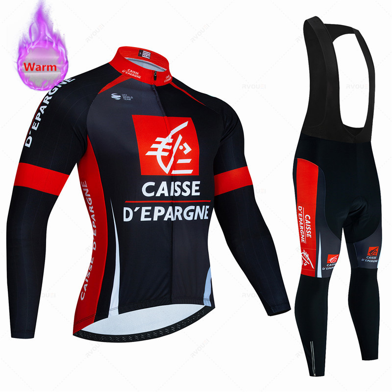 Caisse D'Épargne 겨울 열 양털 사이클링  - Cycling Gear For Winter 리뷰 및 가격