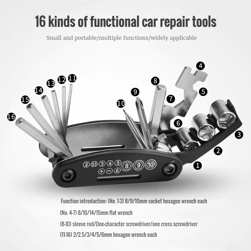 휴대용 자전거 수리 도구 키트 자전거 수리 도구 키트  - Bicycle Repair Kit 리뷰 및 가격