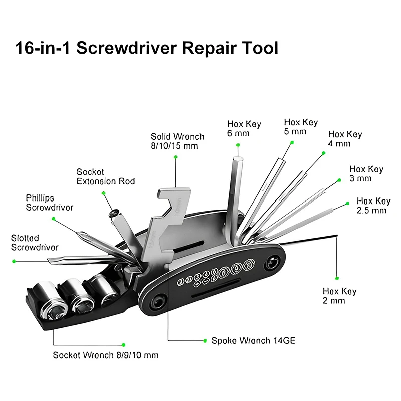 휴대용 자전거 수리 도구 키트 자전거 수리 도구 키트  - Bicycle Repair Kit 리뷰 및 가격