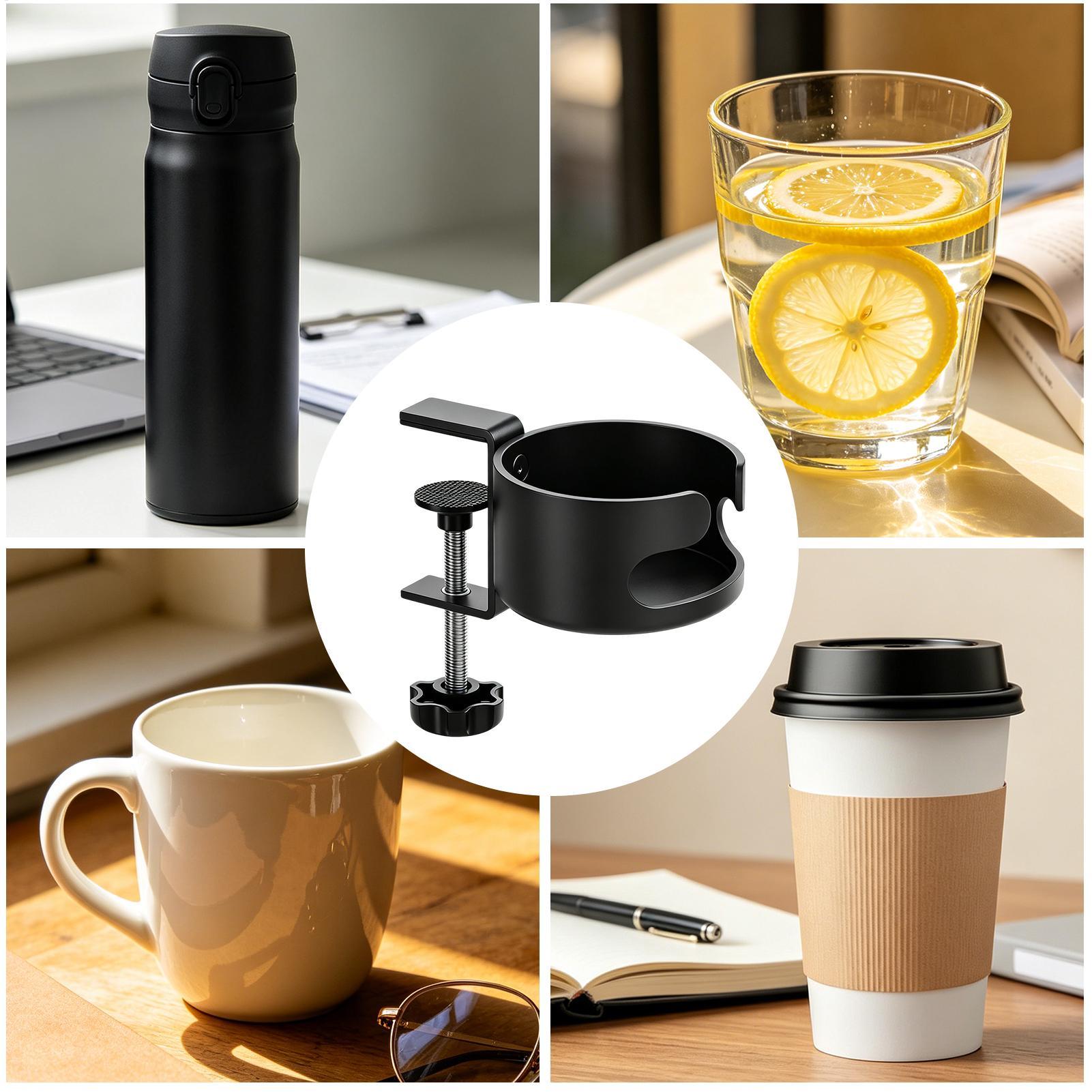 책상 컵 홀더 조절 가능한 음료 스탠드 데스크탑 사무실 - Water Bottle Holder 리뷰 및 가격