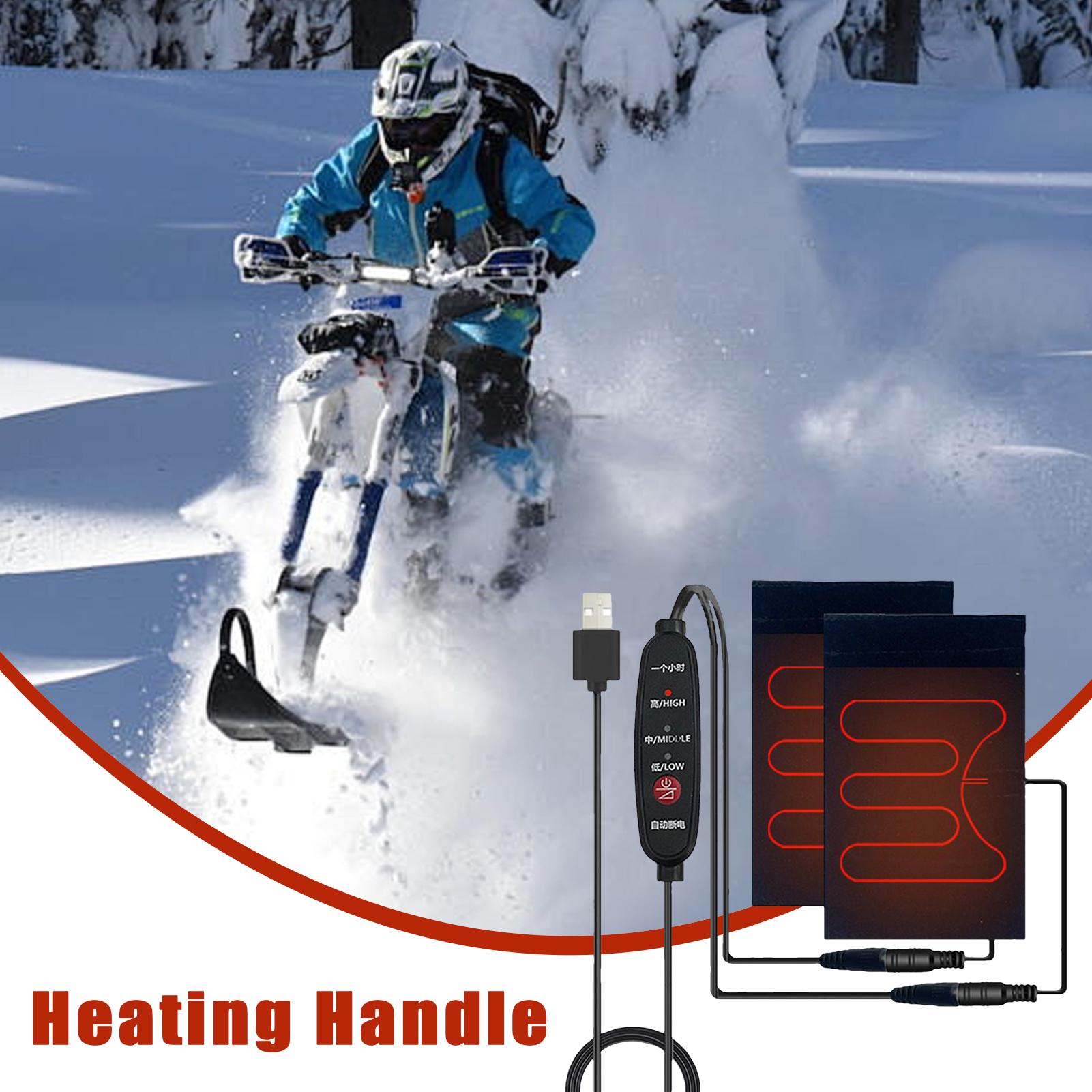 핸들바 워머 5V 오토바이 히팅 그립 커버 3단계 온도 - Cycling Gear Temperature 리뷰 및 가격
