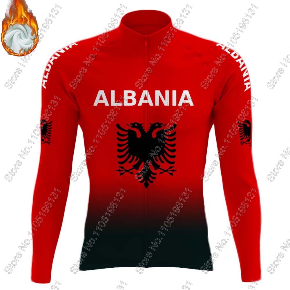 알바니아 국가대표팀 2026 사이클링 저지 세트 긴팔  - Cycling Gear Logo 리뷰 및 가격